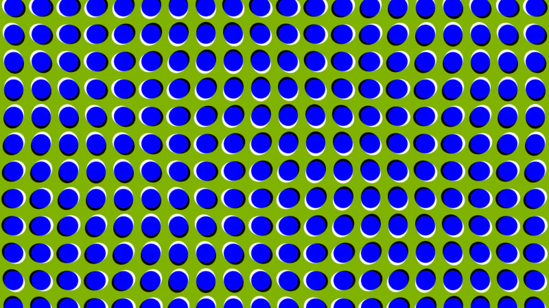 Optický klam: Proč se tento statický obrázek hýbe? Může za to náš mozek