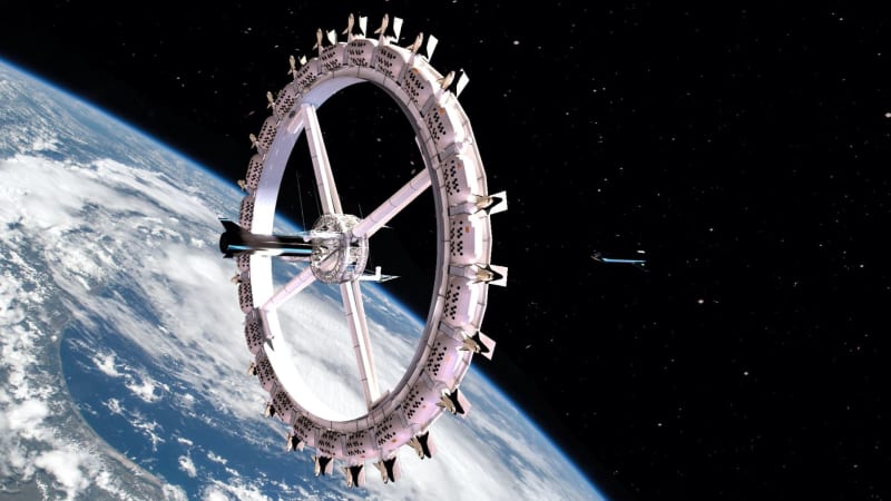 V prvním vesmírném hotelu se budete moct ubytovat už v roce 2027