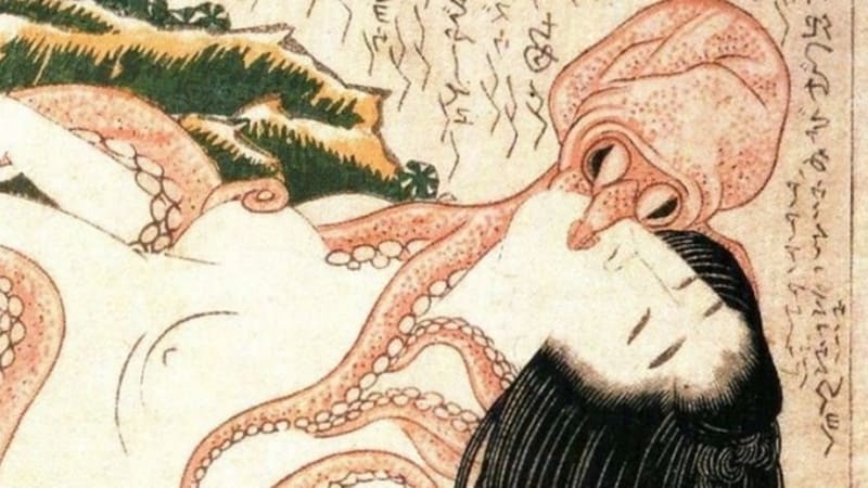 Sex lidí s chobotnicemi: tak to je tradiční japonské umění
