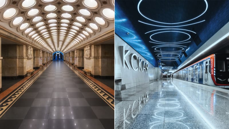 Moskevské metro je úchvatnou uměleckou galerií. Jeho vznik je spojen s lidským utrpením