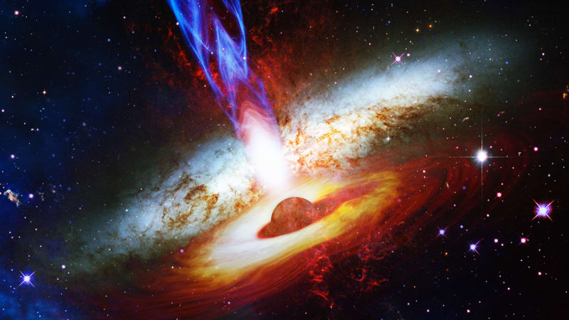 Nejzářivější objekt vesmíru vydá víc energie než biliony bilionů atomových zbraní. Přesto ho okem neuvidíte
