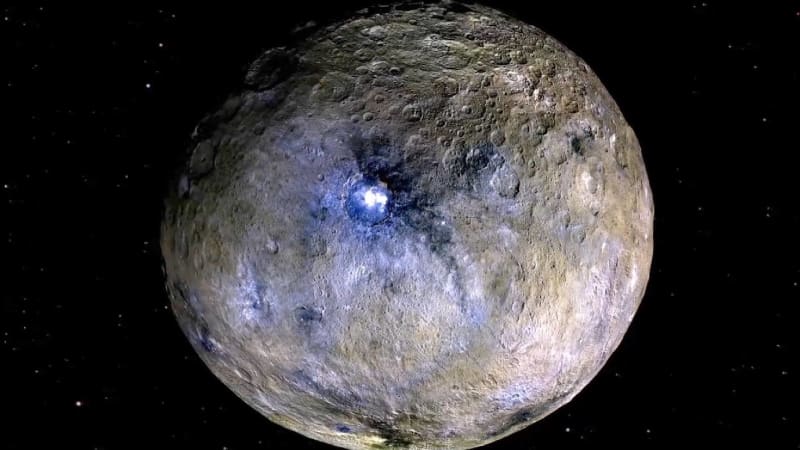 Trpasličí planeta Ceres: NASA objevila mezi Marsem a Jupiterem další vodní svět