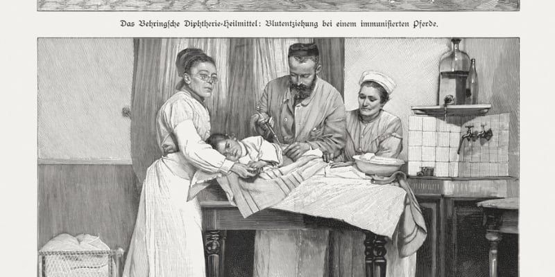 Emil von Behring a sérum proti záškrtu