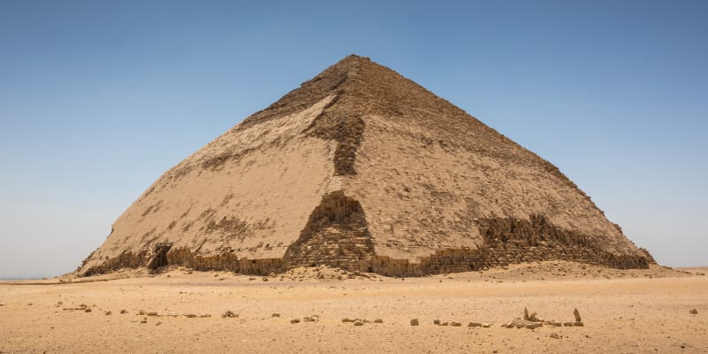 Lomená pyramida byla pokusem o první klasickou pyramidu