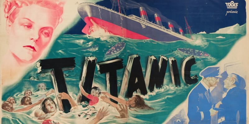 Plakát filmu Titanic z roku 1943