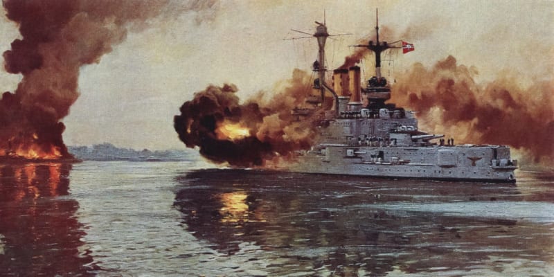 23-german-battleship-schlesig-holstein-on-1st-september-1939-fires-the-first-naval-shots-of-the-war-at-danzig-picture-by-claus-bergen