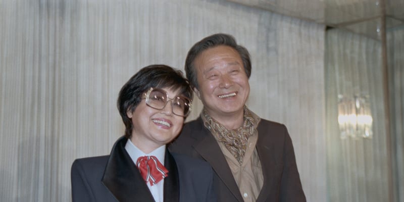 Choi Eun-hee a Shin Sang-ok po úspěšném útěku ze Severní Koreje