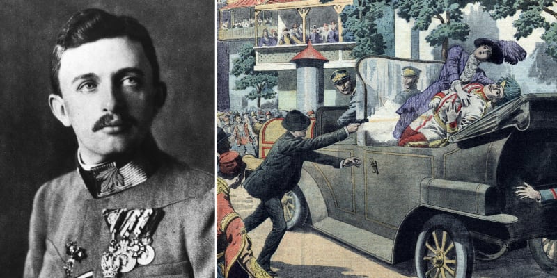 Karel I. Habsburský se dostal na trůn po atentátu na Františka Ferdinanda d’Este