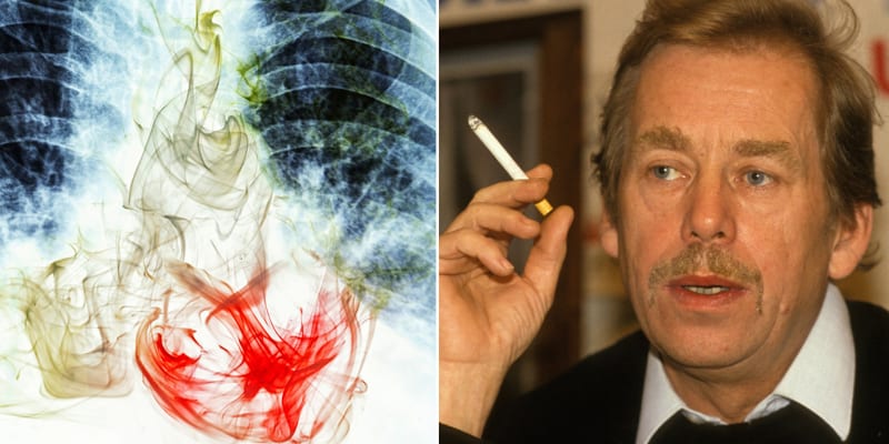 S rakovinou plic bojoval i Václav Havel