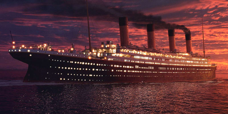 Fotka z filmu Titanic
