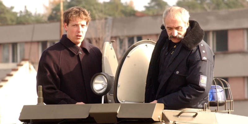 Stanislav Gross ještě jako ministr vnitra spolu s policejním prezidentem Jiřím Kolářem (2002)