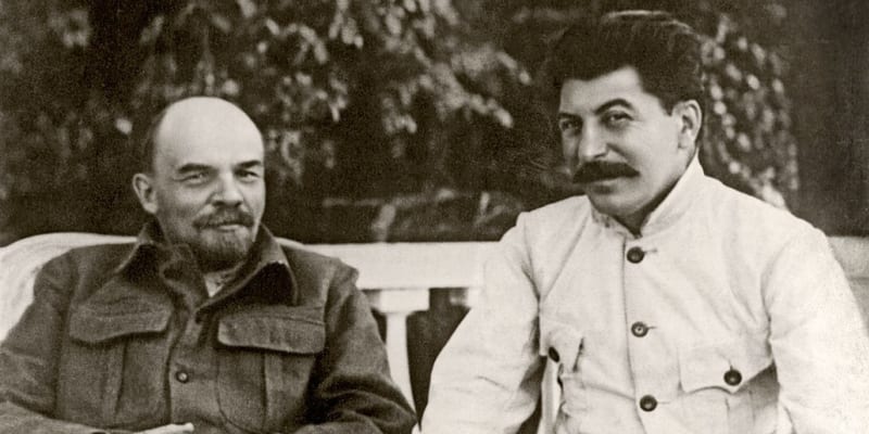 Lenin a Stalin v srpnu 1922