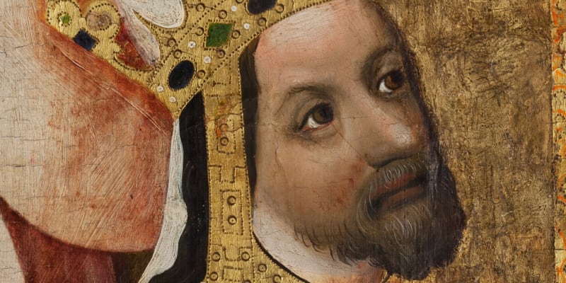 Karel IV. na obrazu Jana Očka z Vlašimi