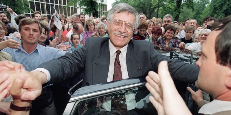 Václav Klaus na snímku z roku 1992