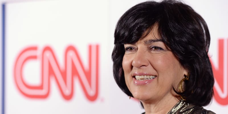 Novinářka Christiane Amanpourová na akci CNN v roce 2014.