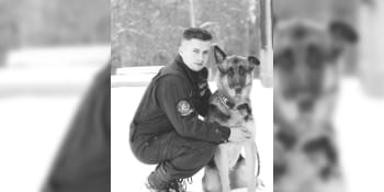 Teplická policie smutní, zemřel jejich psí parťák Nasso. Poslali mu do nebe vzkaz