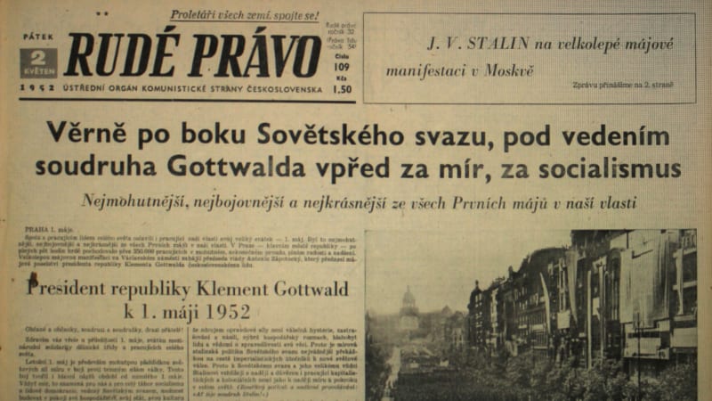 Noviny – 1. máj 1952