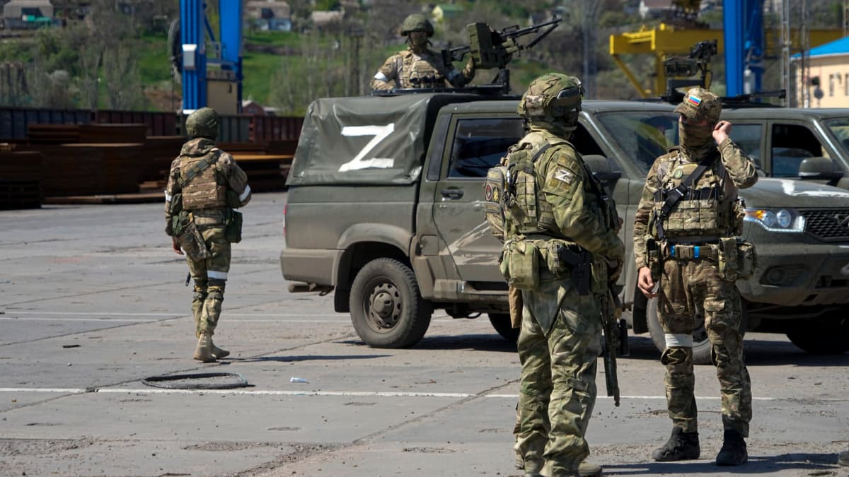 Ruští okupanti v Mariupolu, 29. dubna