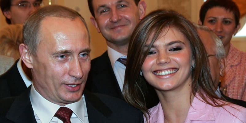 Vladimir Putin a bývalá gymnastka Alina Kabajevová