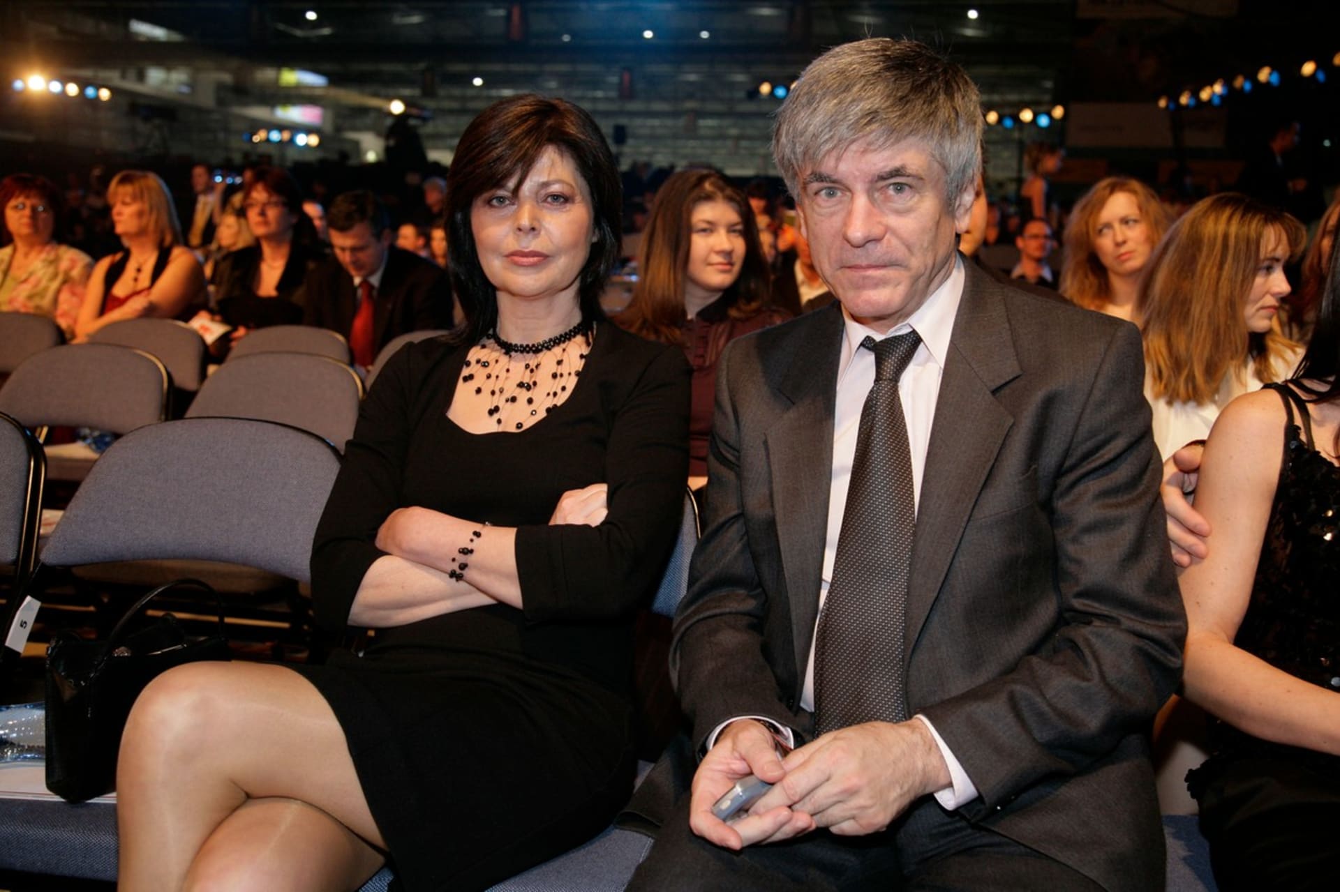 Andrea Čunderlíková s manželem Ladislavem Kleinem, bývalým členem skupiny Olympic. 