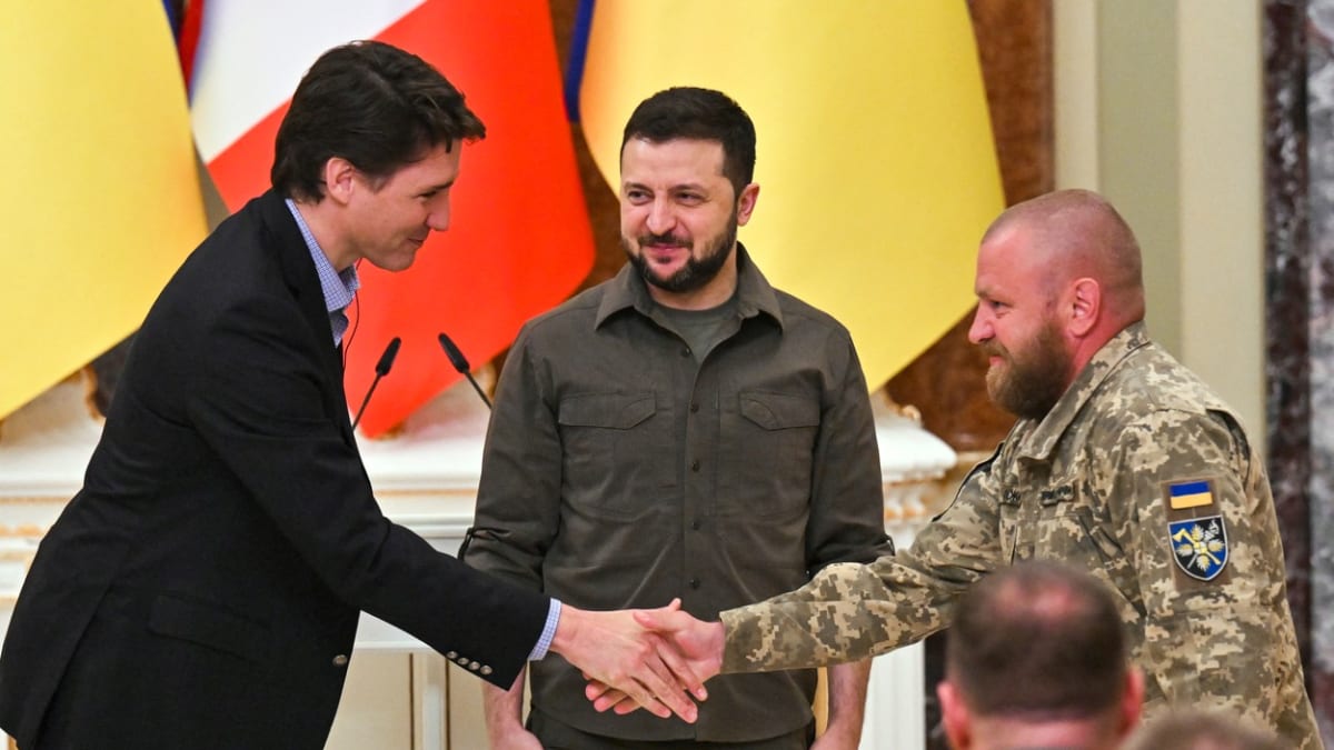 Kanadský premiér Justin Trudeau navštívil Kyjev