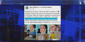 Zmlátili a okradli mě Ukrajinci, tvrdí žena z Brna. Policie zjišťuje, zda si příběh nevymyslela