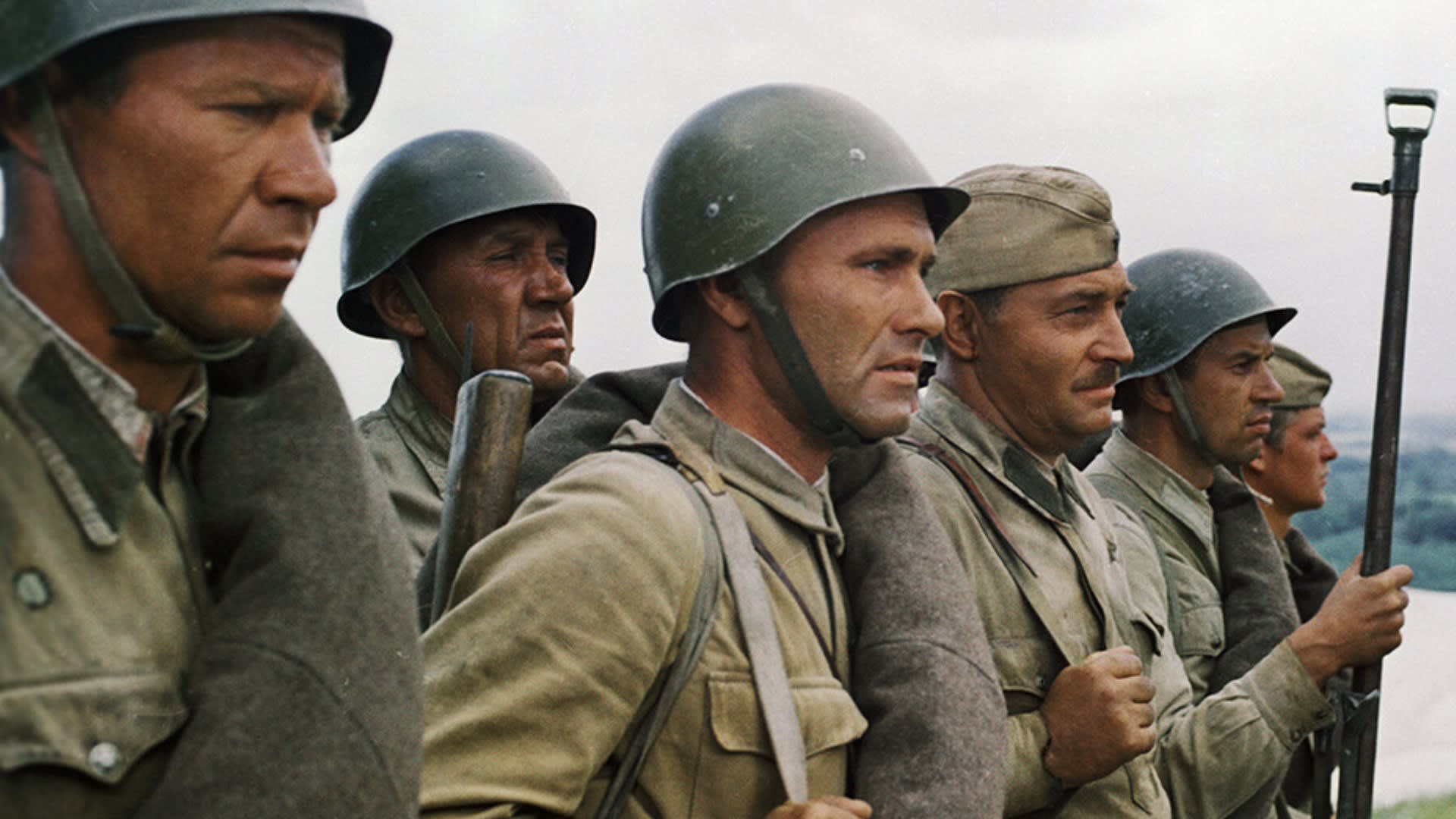 Sovětští vojáci ve filmu Bojovali za vlast (ilustrační foto)