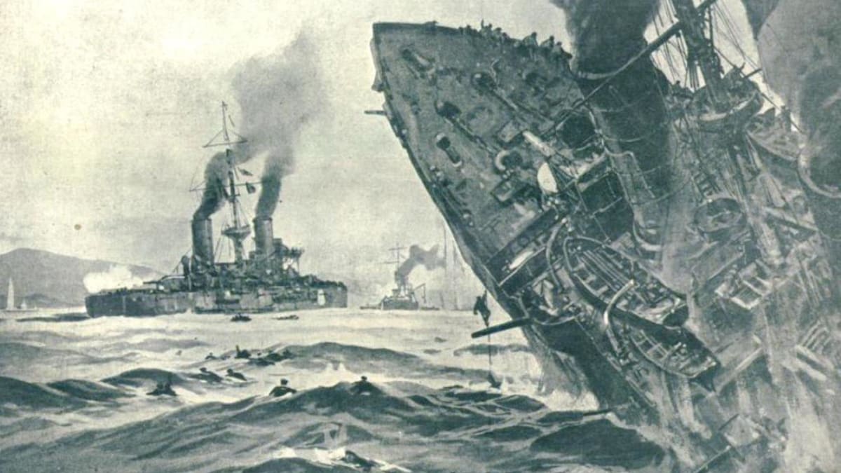 Potopení italského obrněného křižníku Giuseppe Garibaldi