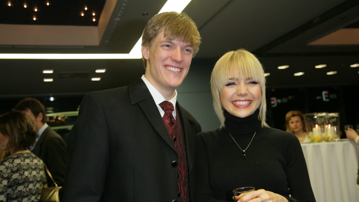 Lucie Vondráčková s krasobruslařem Tomášem Vernerem