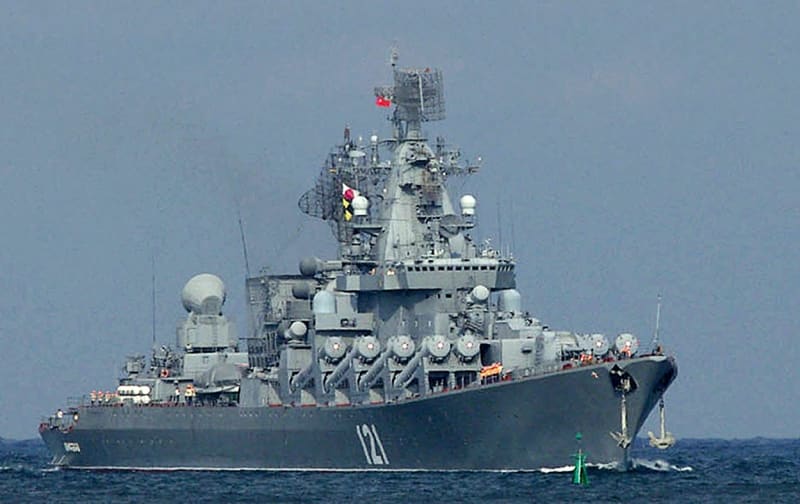 Křižník Moskva byl potopen 14. dubna 2022, s největší pravděpodobností po zásahu ukrajinskými raketami Neptun.