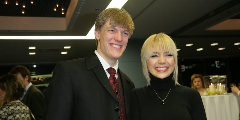 Lucie Vondráčková s krasobruslařem Tomášem Vernerem