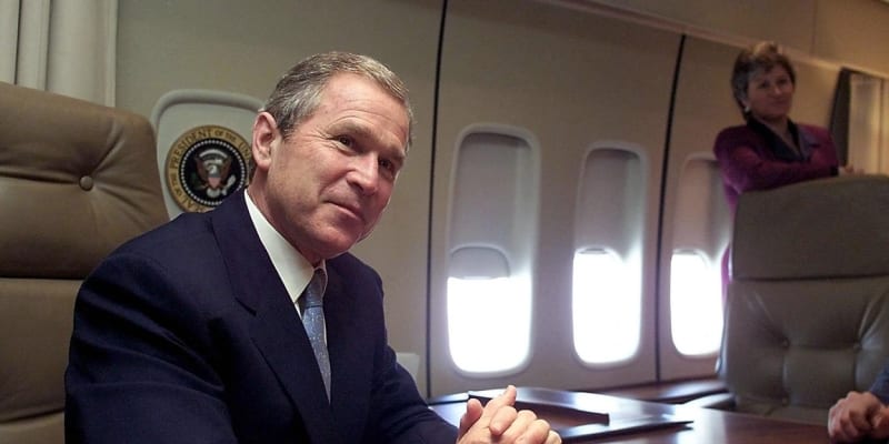 Prezident Bush v roce 2001 rovněž aktivně řešil