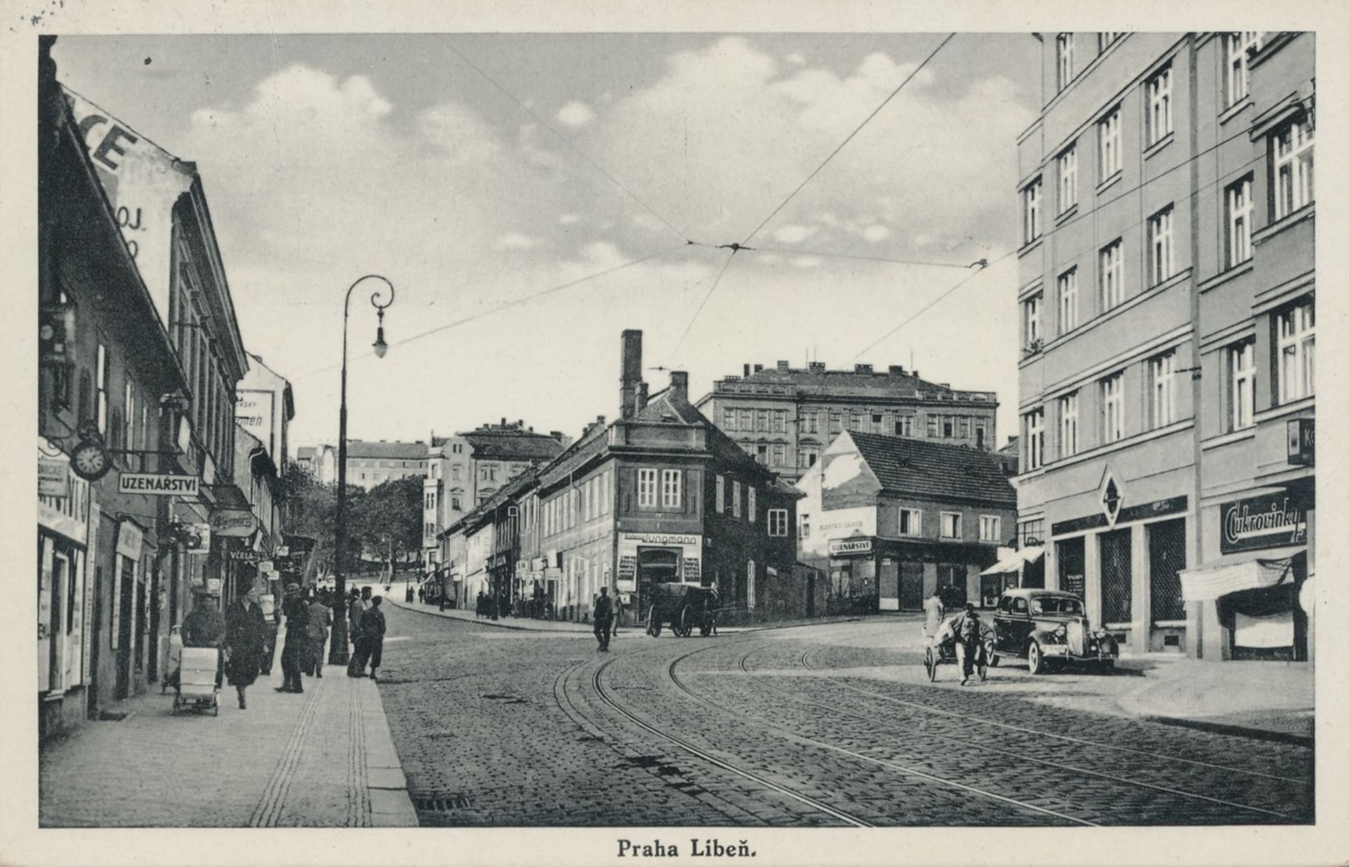 Ulice v Libni roku 1939.