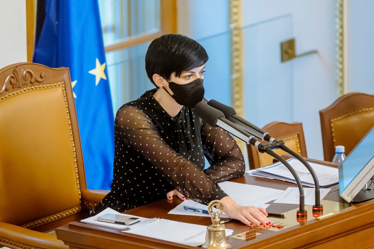 Předsedkyně Sněmovny Markéta Pekarová Adamová z TOP 09 v průzkumech propadla. 