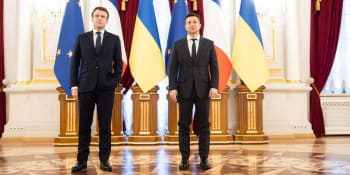 Zelenskyj má jasno: Macron jako prostředník v mírových vyjednáváních selhal