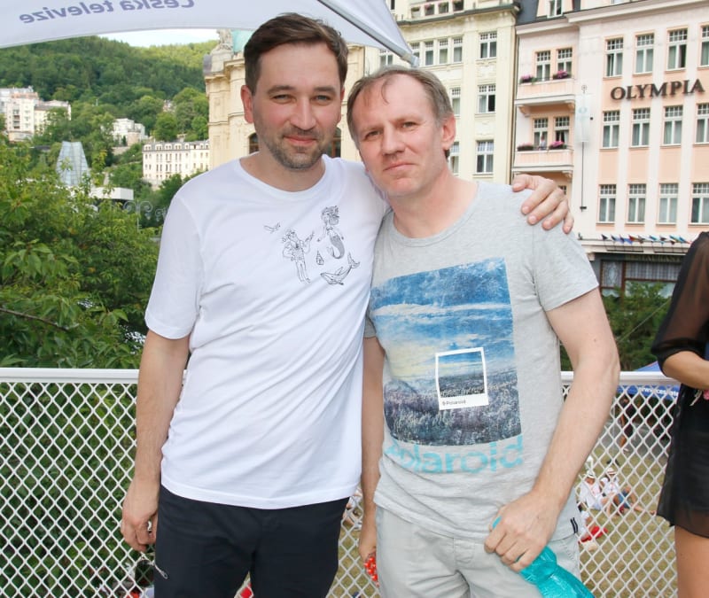 Martin Finger s kamarádem Ondřejem Sokolem
