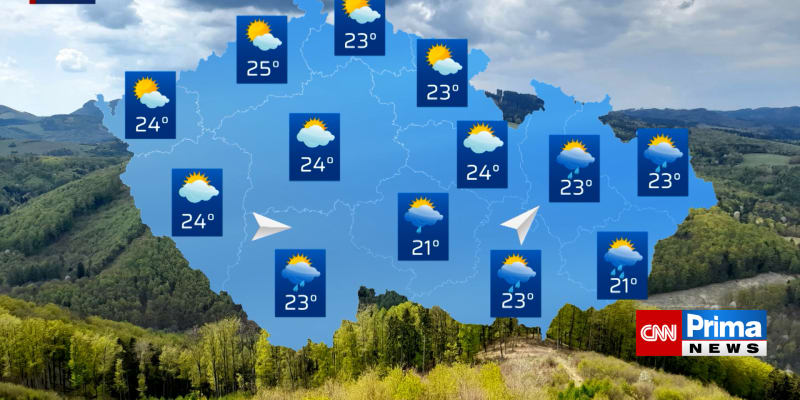 Meteorologové představili, jaké počasí lidi v Česku čeká.