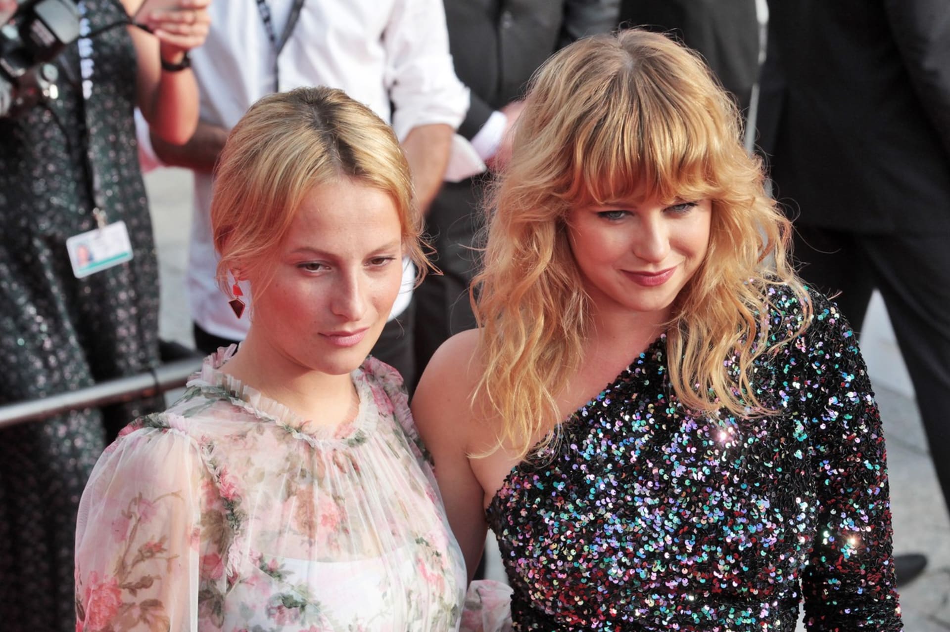 Jenovéfa Boková a Anna Fialová během 55. ročníku Mezinárodního filmového festivalu Karlovy Vary (2021)