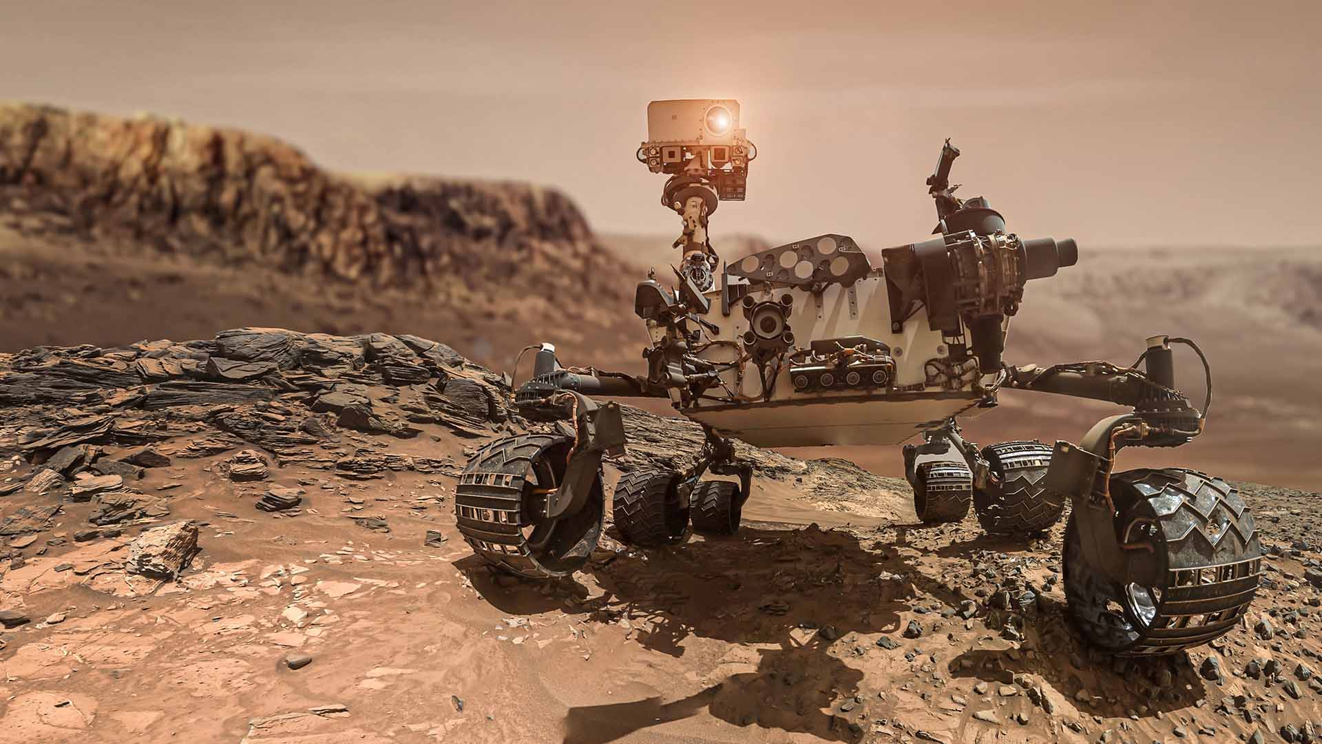 Nové snímky Marsu odhalily záhadný útvar