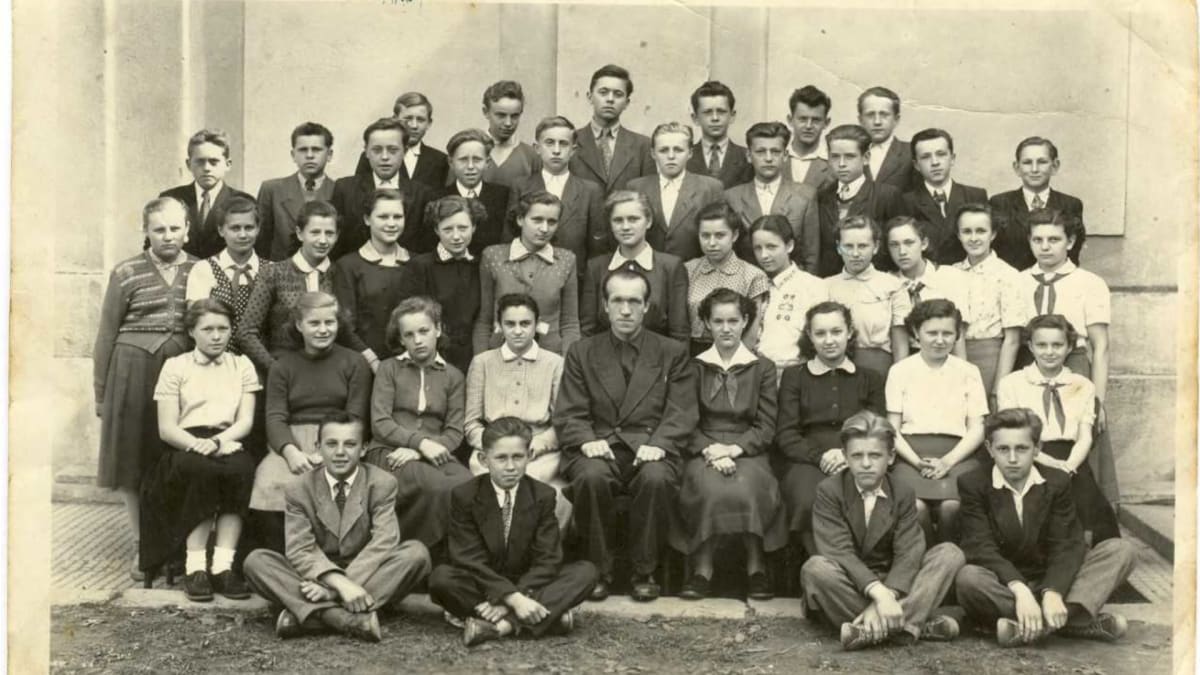 Fotografie Josefa Abrháma ze školy
