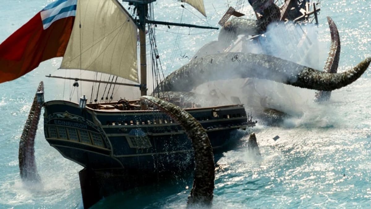 Kraken ve filmu Piráti z Karibiku: Truhla mrtvého muže