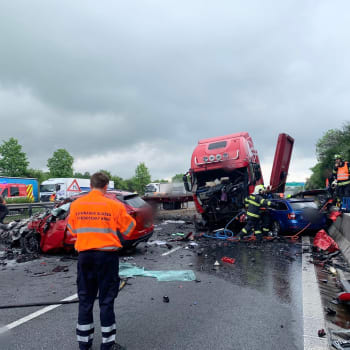 Nehoda na D1 směrem na Brno
