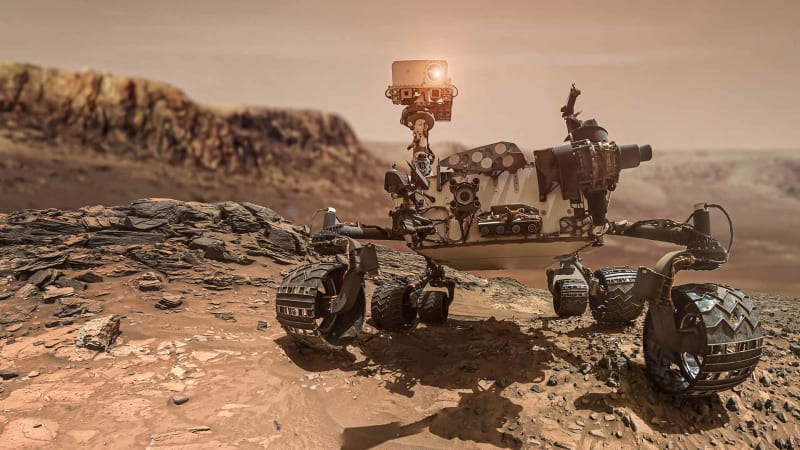 Nová fotka Marsu odhalila záhadný útvar. Připomíná vchod do pyramidy