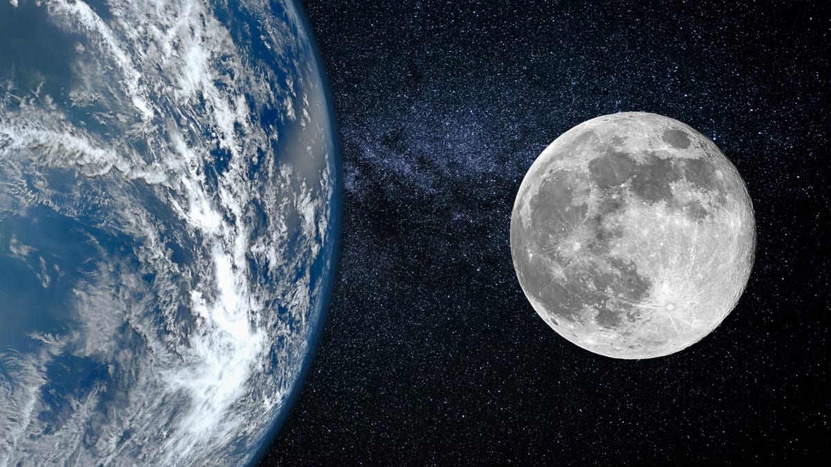 Země a Měsíc