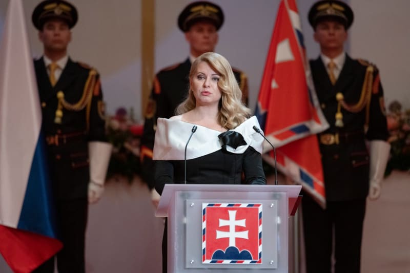 Slovenská prezidentka Zuzana Čaputová předávala státní vyznamenání.