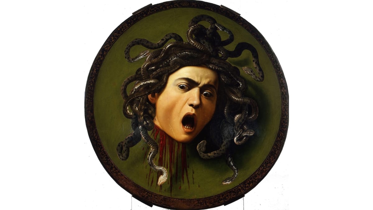 Medúsa od Caravaggia z konce 16. století