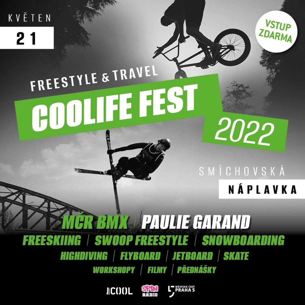 COOLIFE FREESTYLE FEST pořádá stanice Prima COOL.