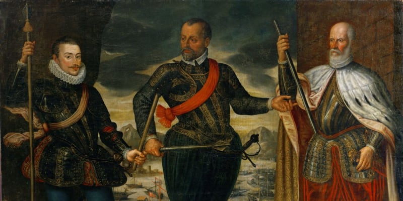 Juan d'Austria velel boji proti Turkům u Lepanta