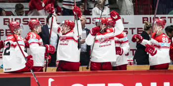 První vítězství nad šampiony. Dánští hokejisté na mistrovství porazili Kanadu 3:2