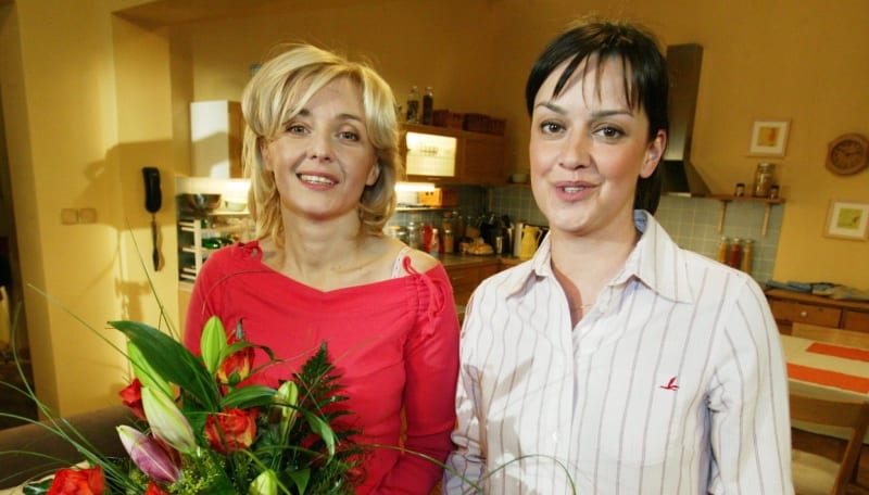 Veronika Žilková s Terezou Brodskou 